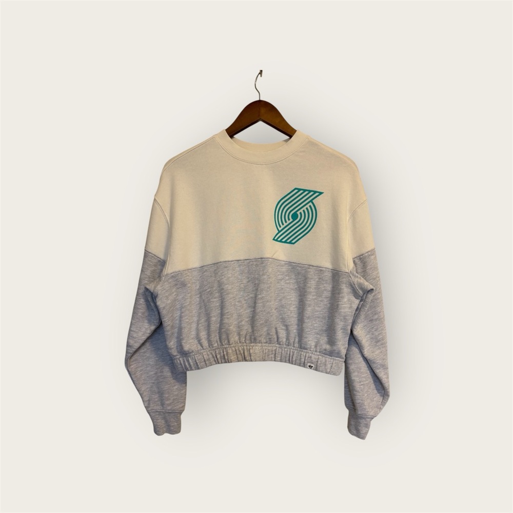 ‘47 Portland Trail Blazers Crop Sweatshirt